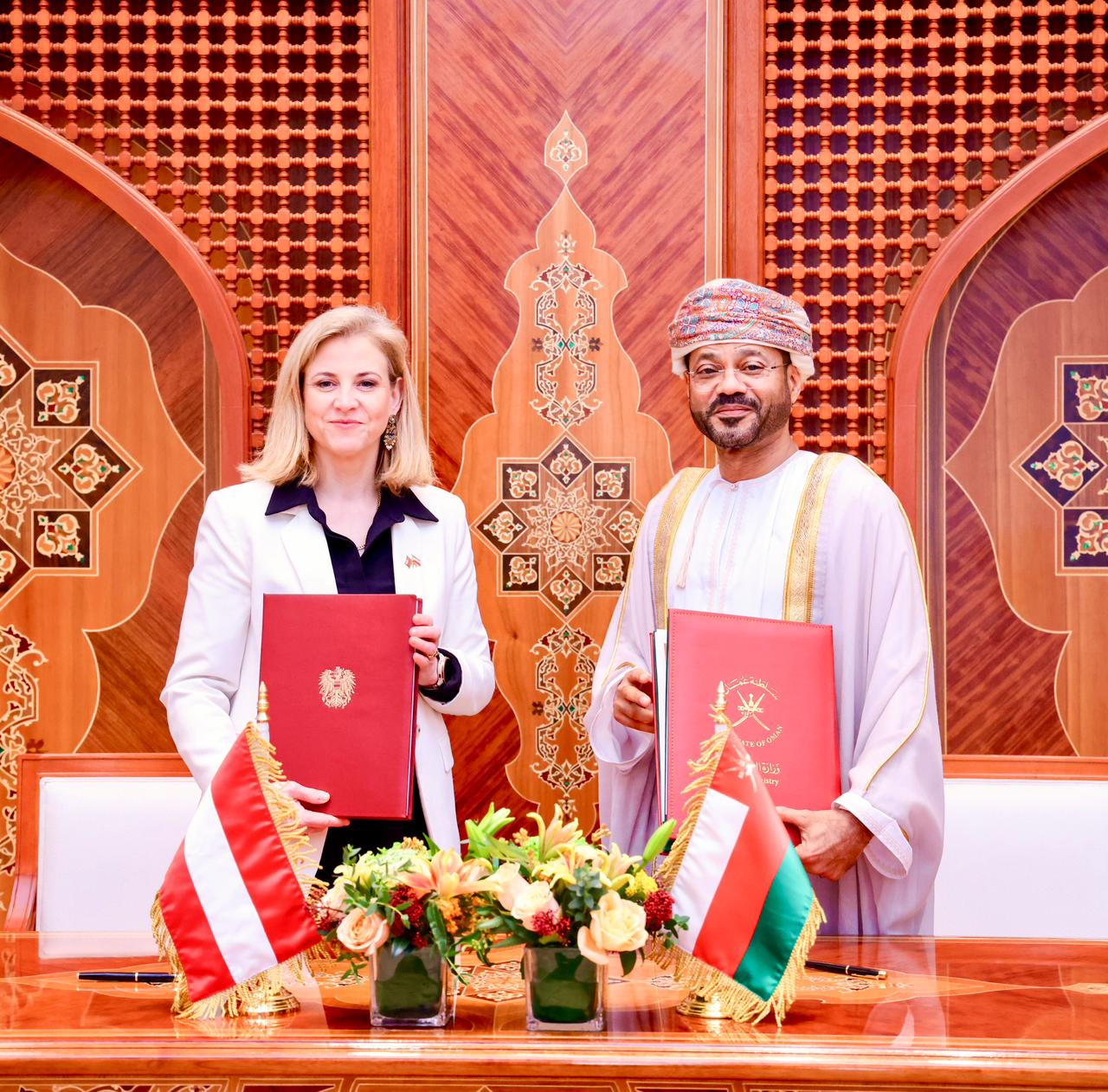 Signing an Agreement on the Elimination of Double Taxation between Oman and Austria